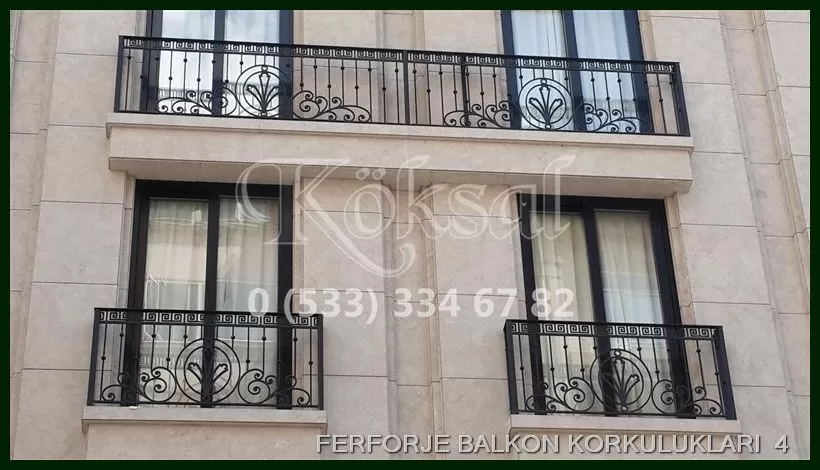 Ferforje Balkon Korkulukları 4