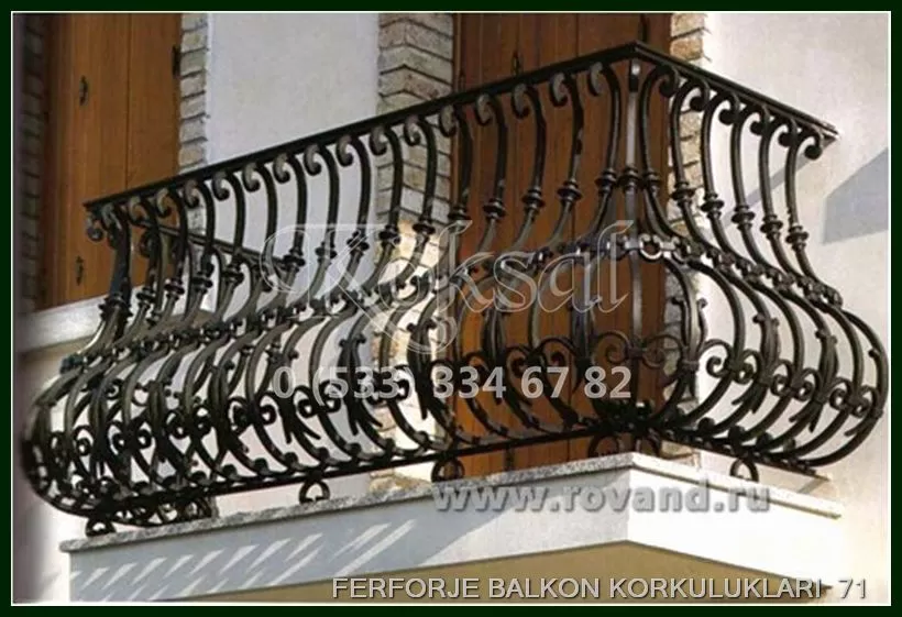 Ferforje Balkon Korkulukları 71
