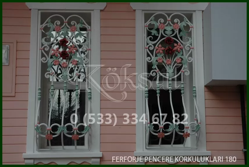 Ferforje Pencere Korkulukları 180