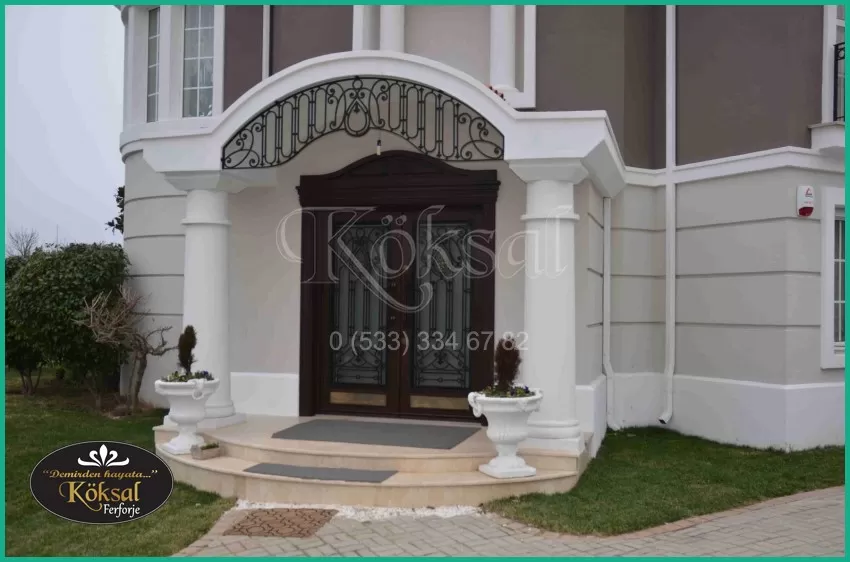 Ahşap Cam Villa Kapısı - Villa Kapıları