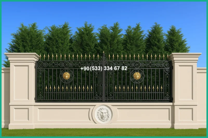 BAHÇE KORKULUKLARI-FERFORJE BAHÇE KORKULUKLARI-DUVAR KORKULUKLARI-DEMİR KORKULUKLARI