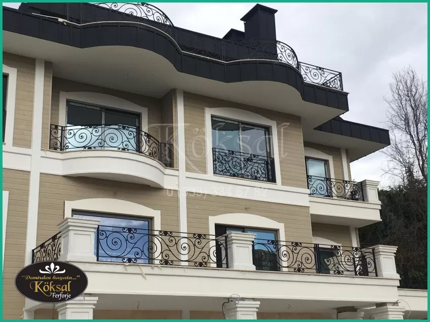 BALKON KORKULUĞU MODELLERİ - FERFORJE BALKON KORKULUĞU