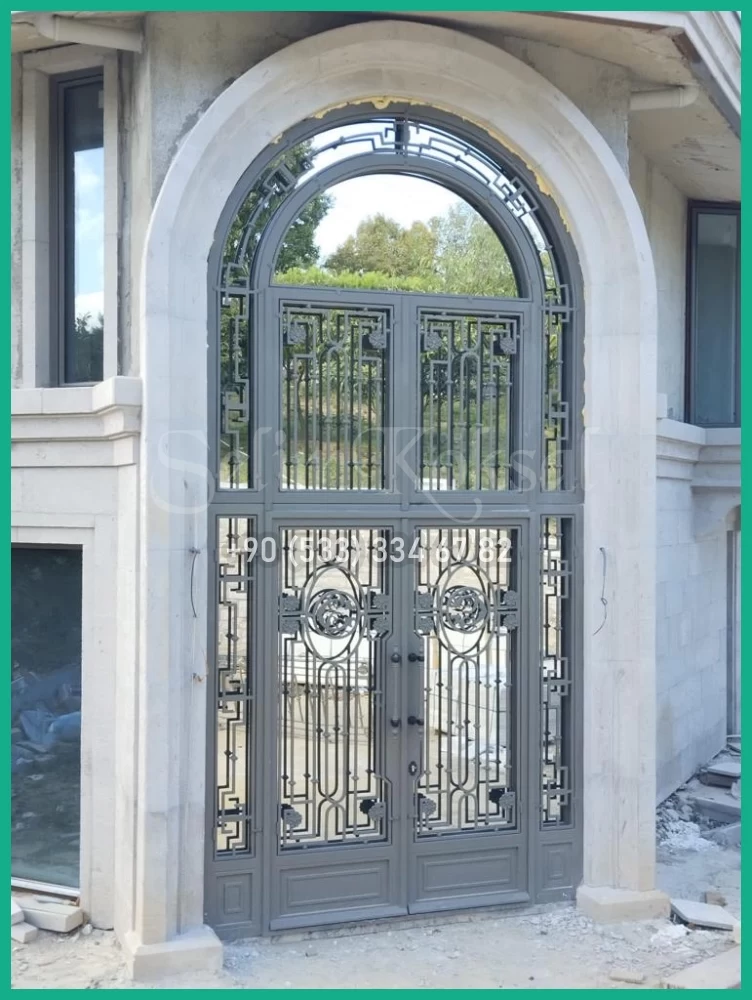 Cam Demir İç ve Dış Mekan Villa Kapıları - Cam Dış Mekan Villa Kapısı