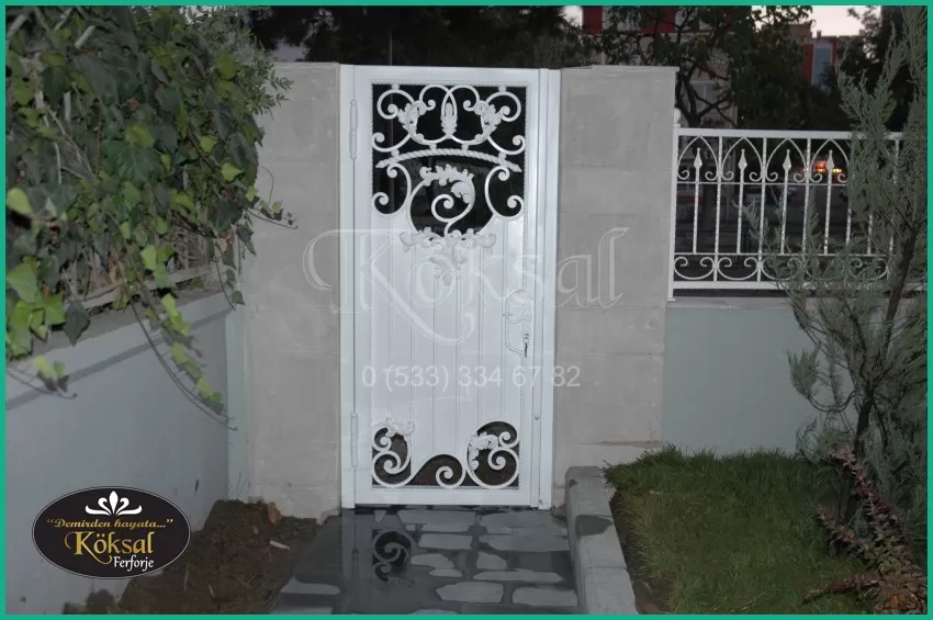 Ferforje Bahçe Kapıları - Bahçe Kapısı