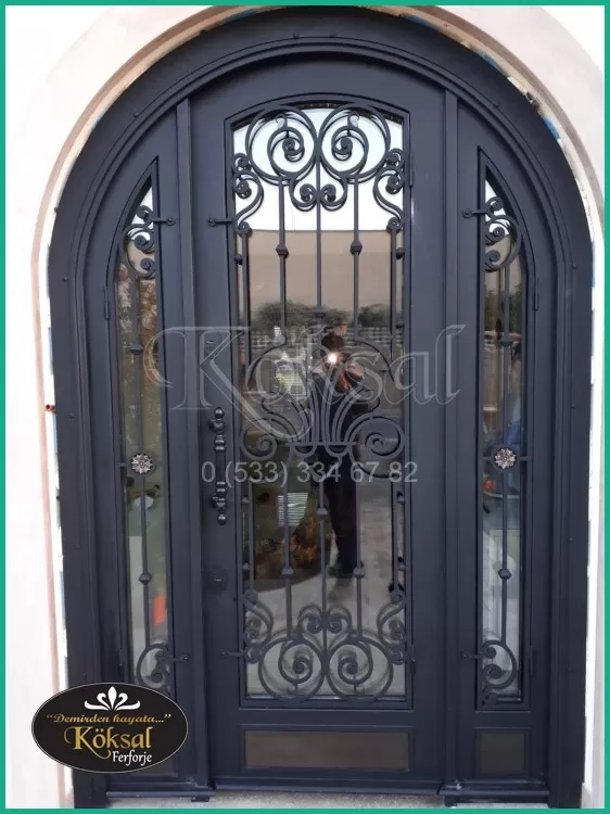 Ferforje Villa Kapısı - Demir Villa Kapısı Modelleri