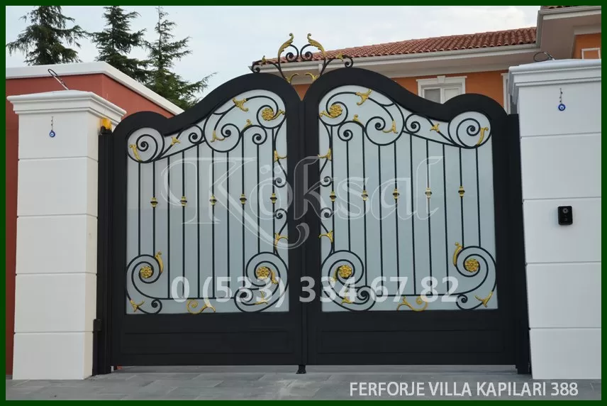 FERFORJE VİLLA KAPISI ÖRNEĞİ - VİLLA KAPISI ÇEŞİTLERİ