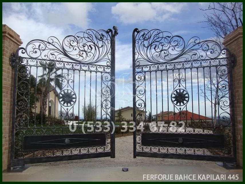 Ferforje Bahçe Kapıları 445