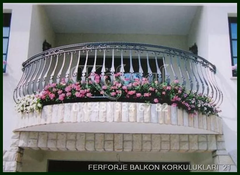 Ferforje Balkon Korkulukları 21