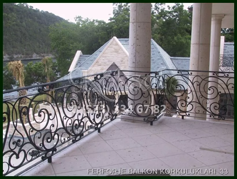 Ferforje Balkon Korkulukları 33