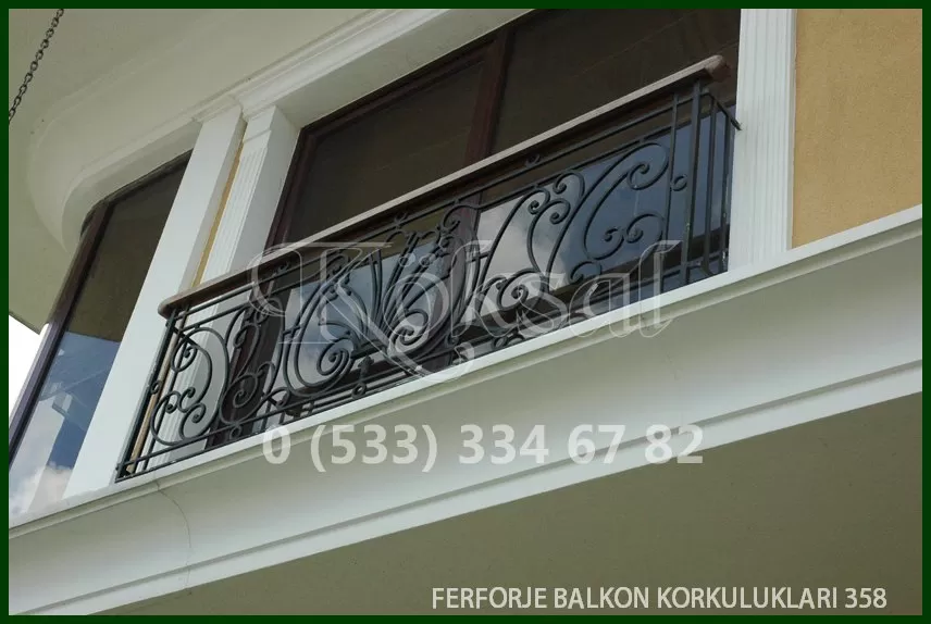 Ferforje Balkon Korkulukları 358