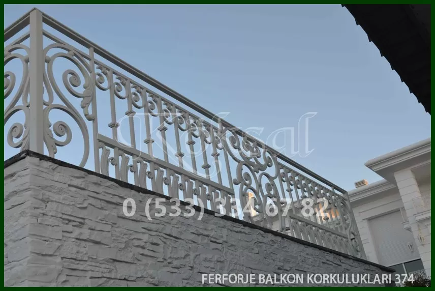 Ferforje Balkon Korkulukları 374