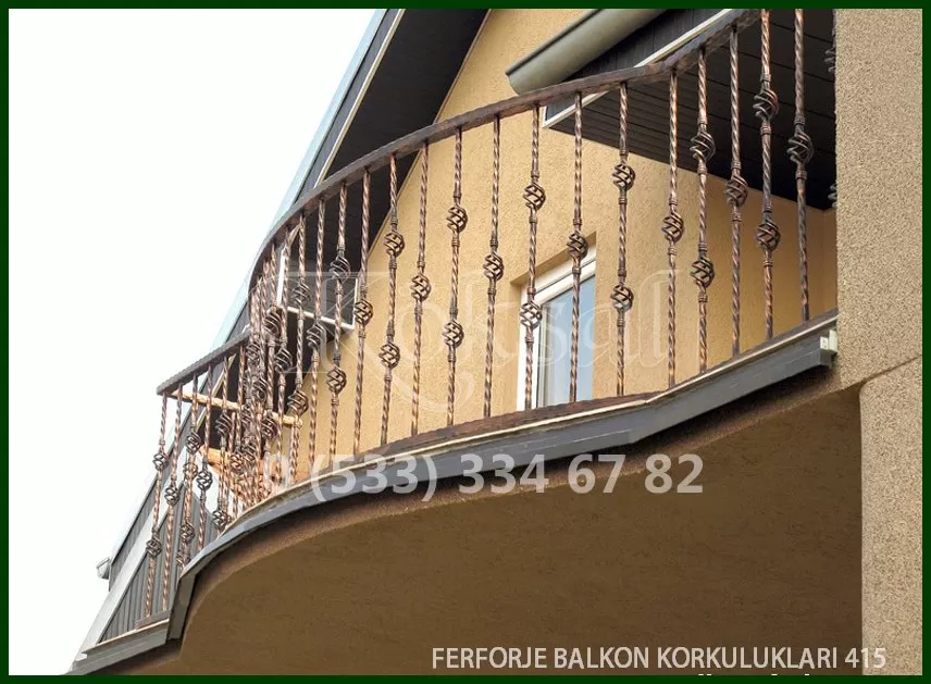 Ferforje Balkon Korkulukları 415