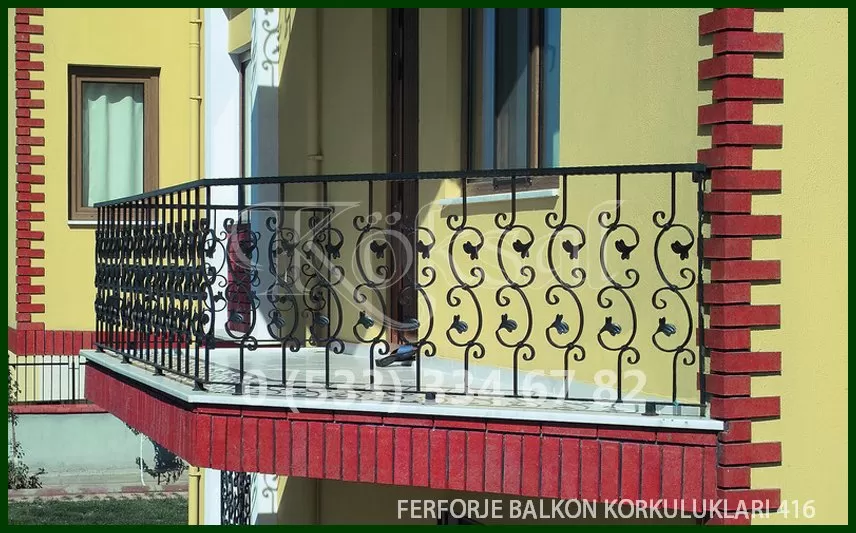 Ferforje Balkon Korkulukları 416
