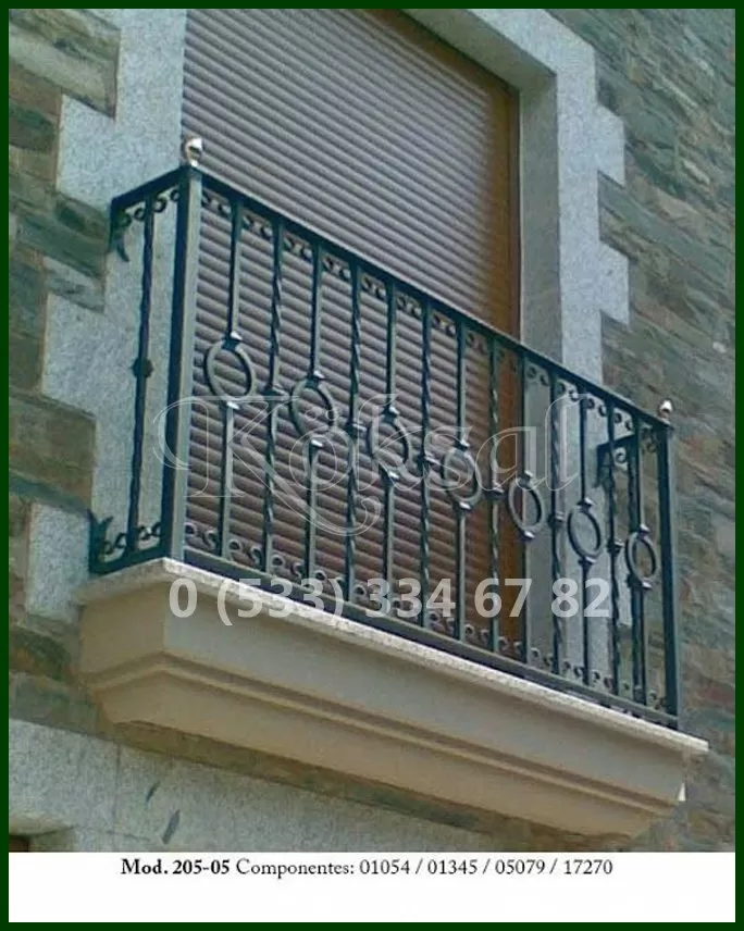 Ferforje Balkon Korkulukları 434