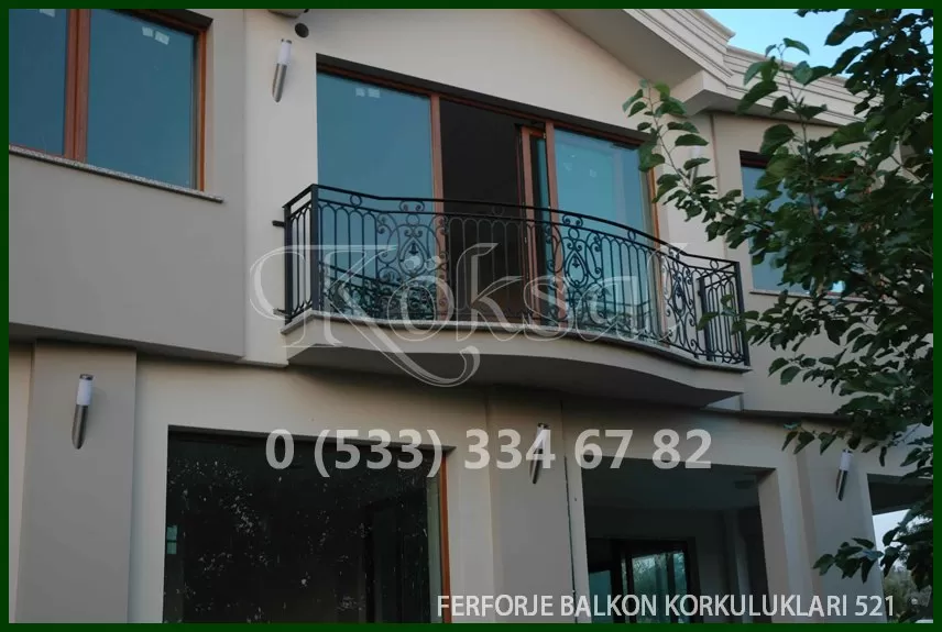 Ferforje Balkon Korkulukları 521