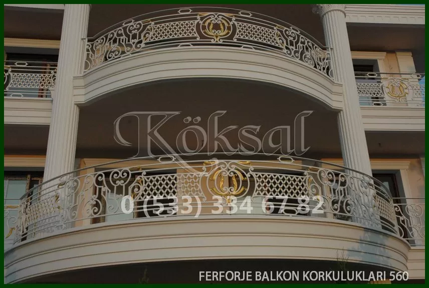 Ferforje Balkon Korkulukları 560