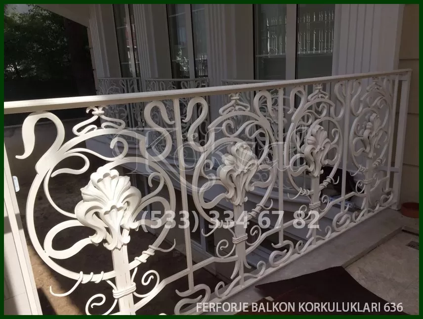 Ferforje Balkon Korkulukları 636