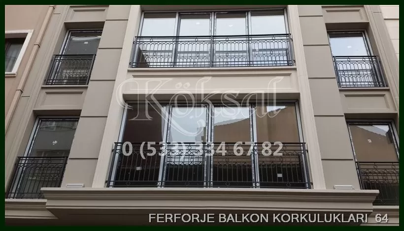 Ferforje Balkon Korkulukları 64