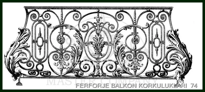 Ferforje Balkon Korkulukları 74