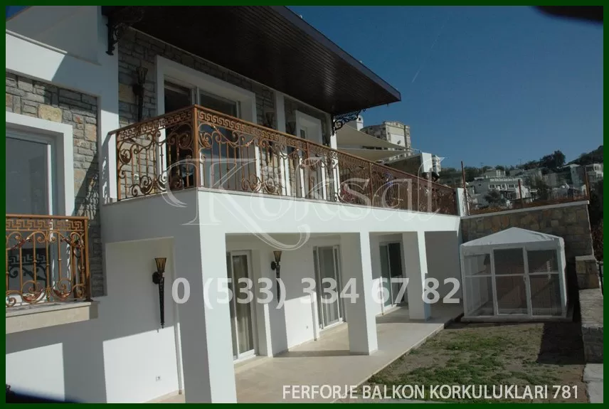 Ferforje Balkon Korkulukları 781