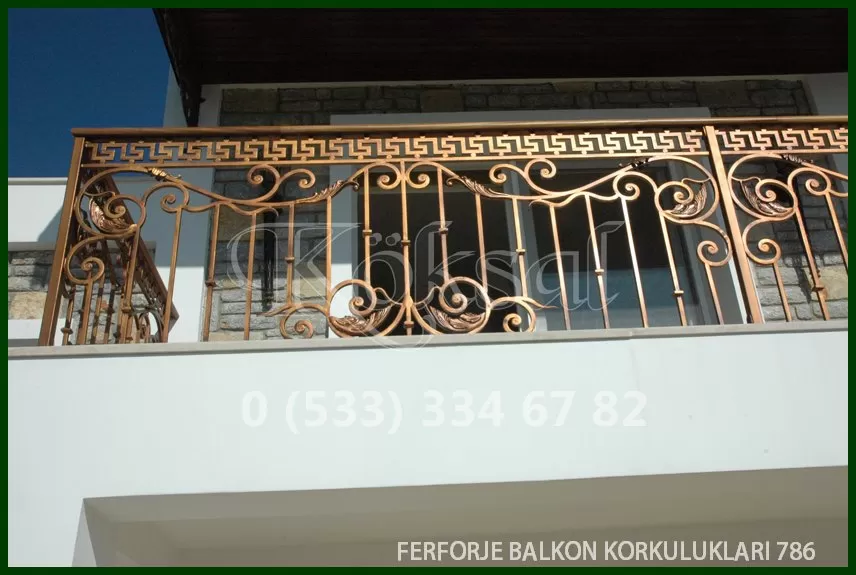 Ferforje Balkon Korkulukları 786