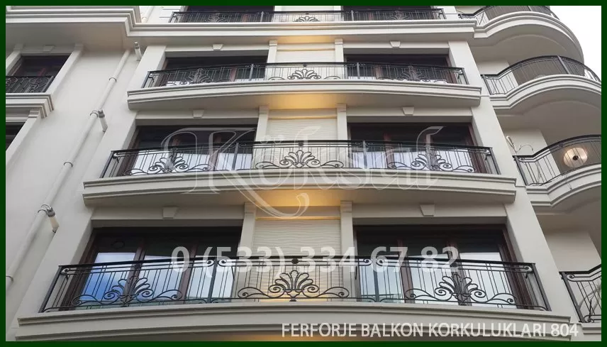 Ferforje Balkon Korkulukları 804
