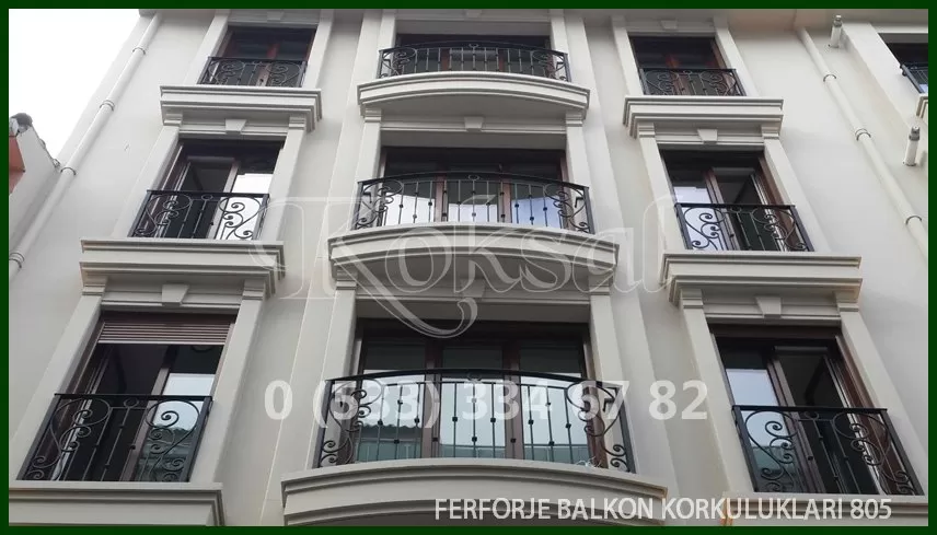 Ferforje Balkon Korkulukları 805