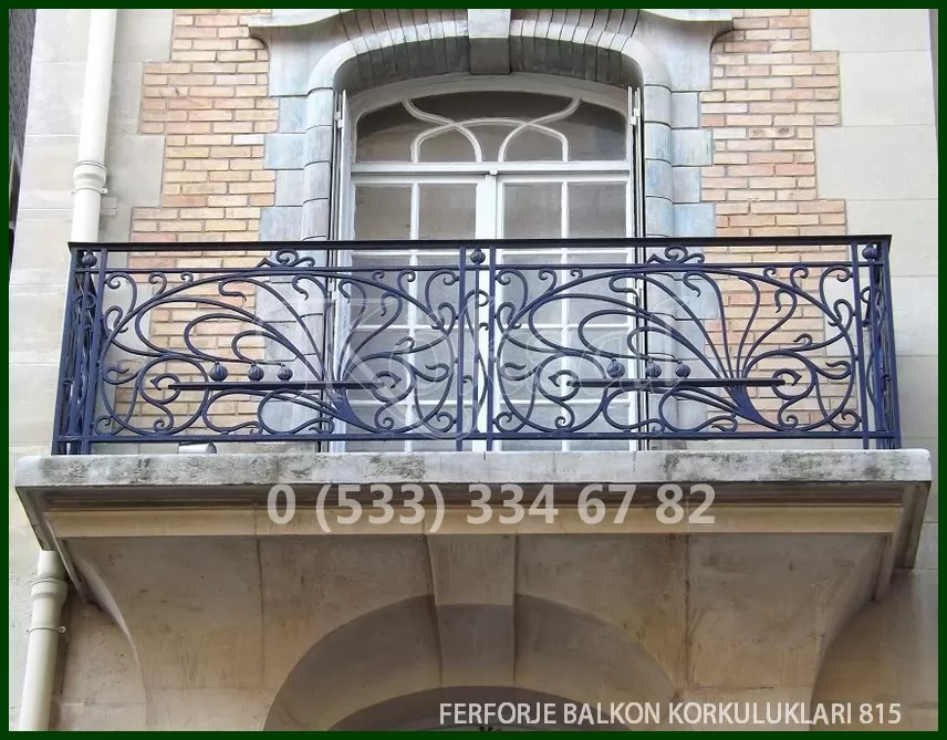 Ferforje Balkon Korkulukları 815