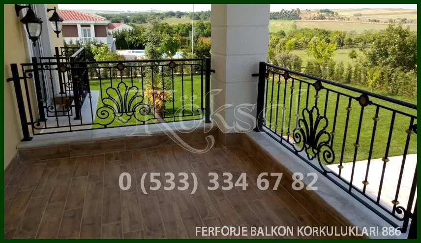 Ferforje Balkon Korkulukları 886