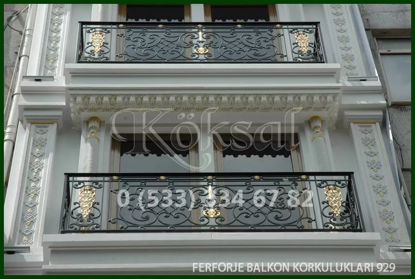 Ferforje Balkon Korkulukları 929