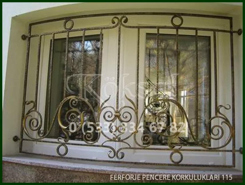 Ferforje Pencere Korkulukları 115
