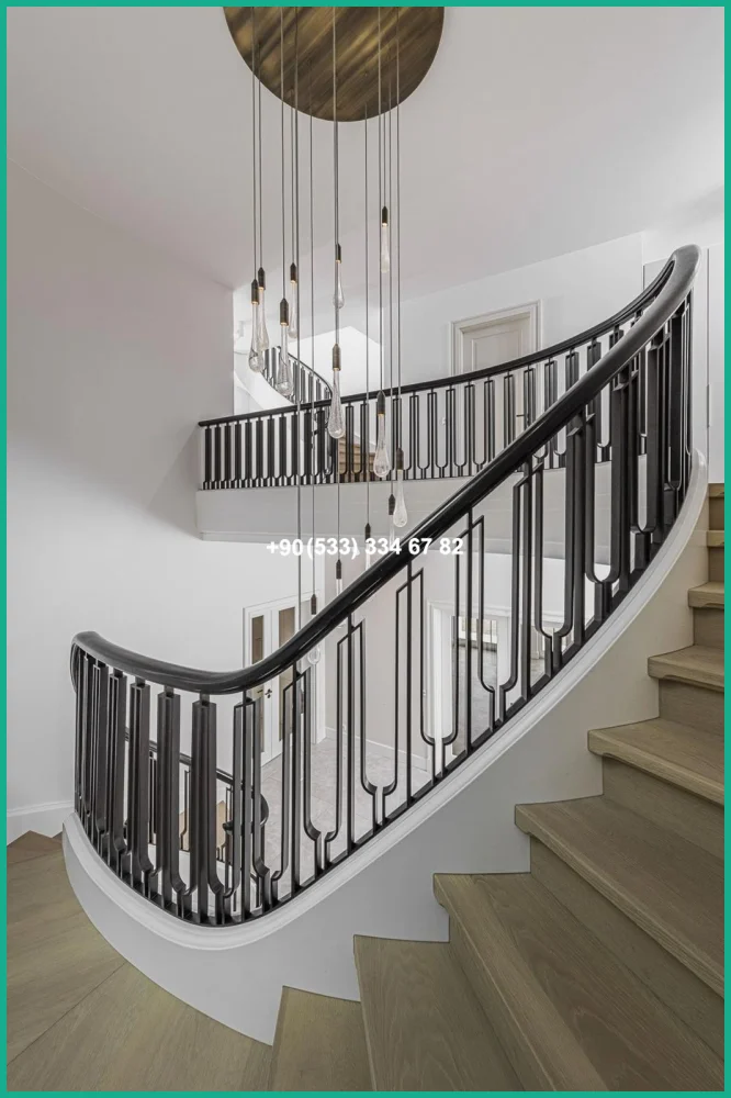 MERDİVEN KORKULUKLARI- MERDİVEN KORKULUK TASARIMI tas21462