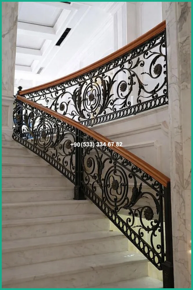 MERDİVEN KORKULUKLARI- MERDİVEN KORKULUK TASARIMI tas21586