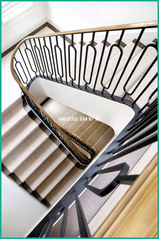 MERDİVEN KORKULUKLARI- MERDİVEN KORKULUK TASARIMI tas21588