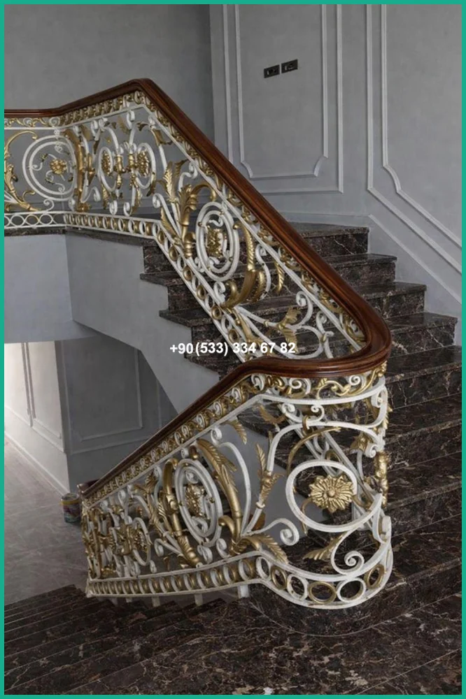 MERDİVEN KORKULUKLARI- MERDİVEN KORKULUK TASARIMI tas21676
