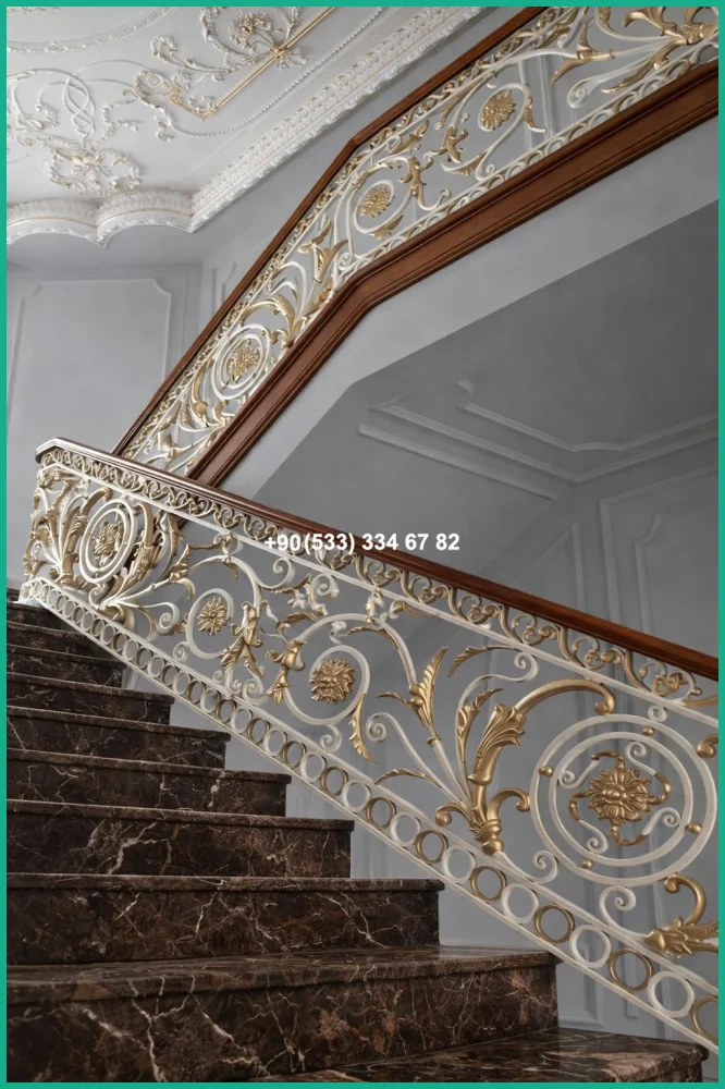 MERDİVEN KORKULUKLARI- MERDİVEN KORKULUK TASARIMI tas21679