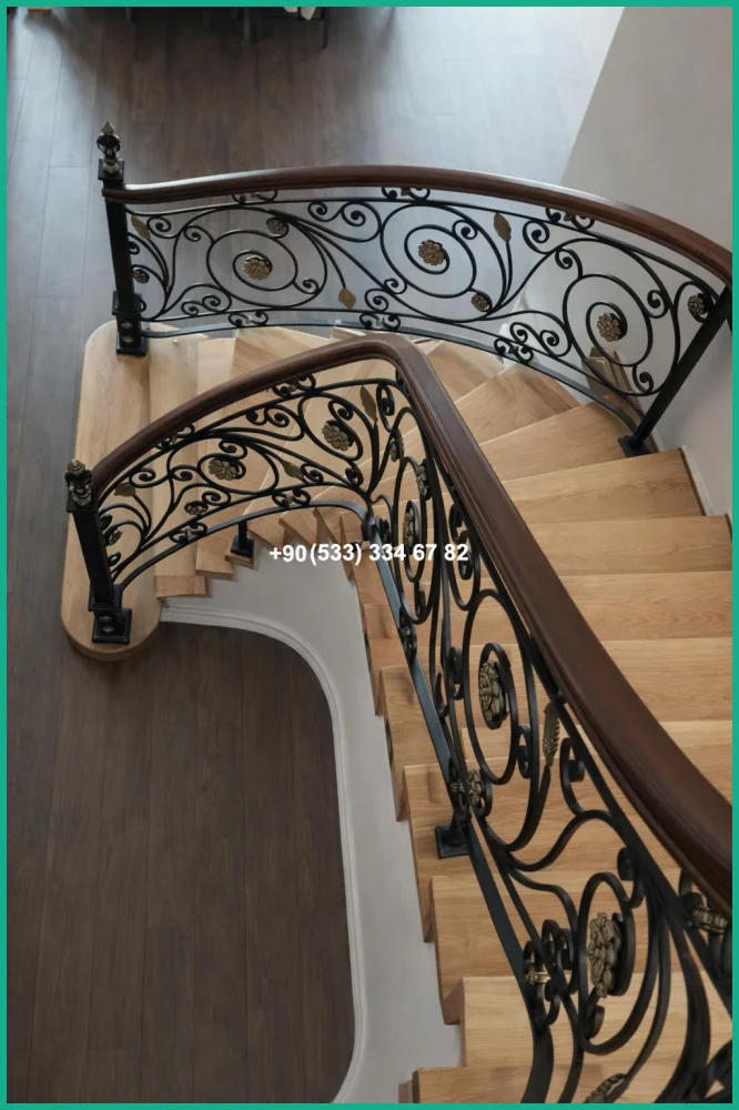 MERDİVEN KORKULUKLARI- MERDİVEN KORKULUK TASARIMI tas21681