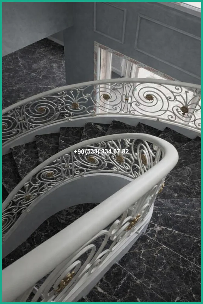 MERDİVEN KORKULUKLARI- MERDİVEN KORKULUK TASARIMI tas21683