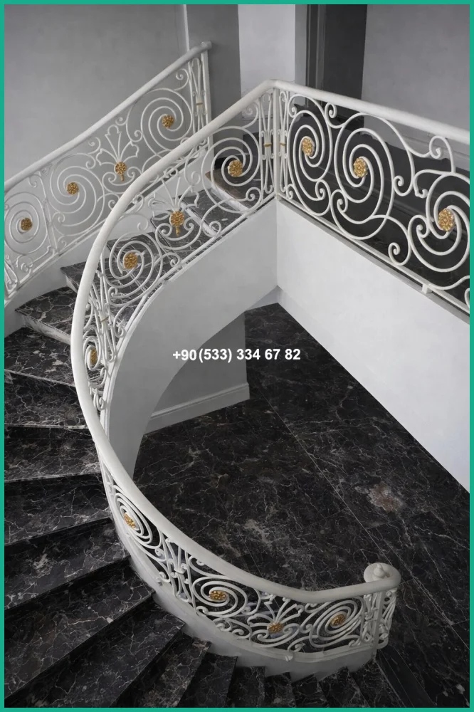 MERDİVEN KORKULUKLARI- MERDİVEN KORKULUK TASARIMI tas21685