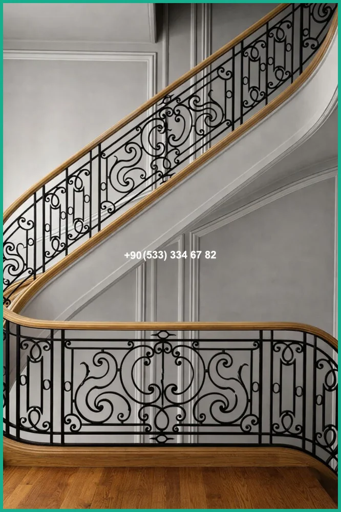MERDİVEN KORKULUKLARI- MERDİVEN KORKULUK TASARIMI tas21688