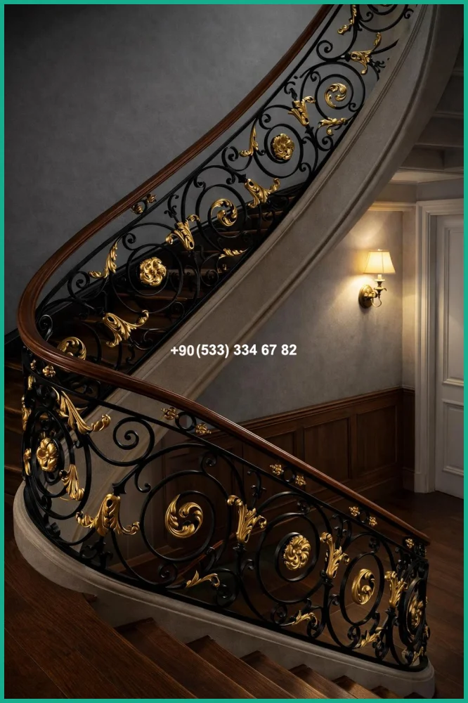 MERDİVEN KORKULUKLARI- MERDİVEN KORKULUK TASARIMI tas21697