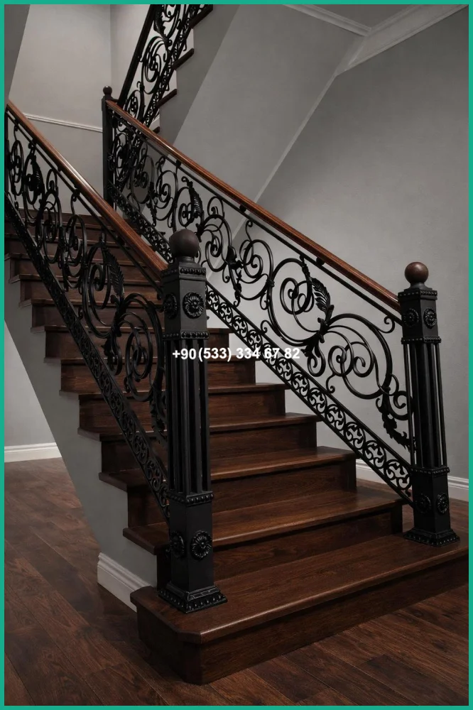 MERDİVEN KORKULUKLARI- MERDİVEN KORKULUK TASARIMI tas21710