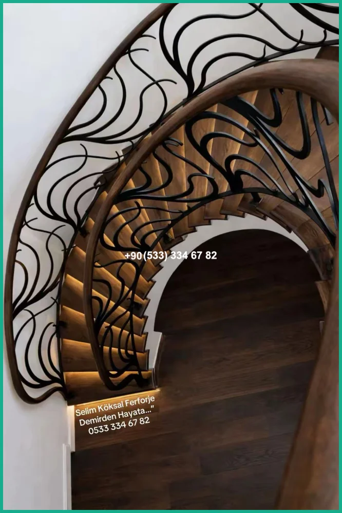 MERDİVEN KORKULUKLARI- MERDİVEN KORKULUK TASARIMI tas21713