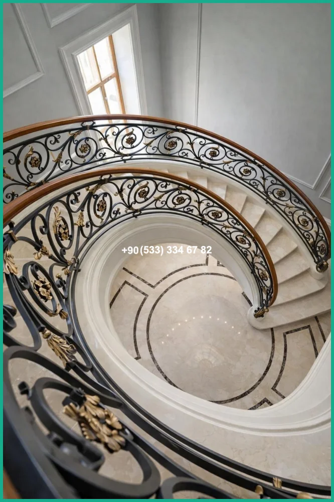 MERDİVEN KORKULUKLARI- MERDİVEN KORKULUK TASARIMI tas21716