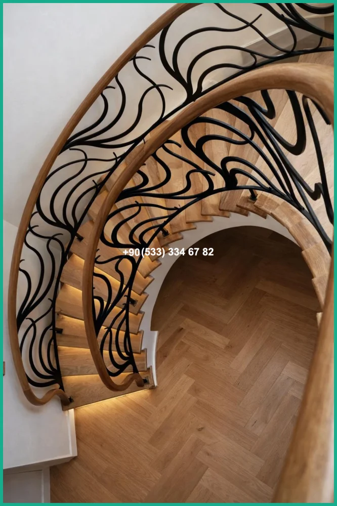 MERDİVEN KORKULUKLARI- MERDİVEN KORKULUK TASARIMI tas21721