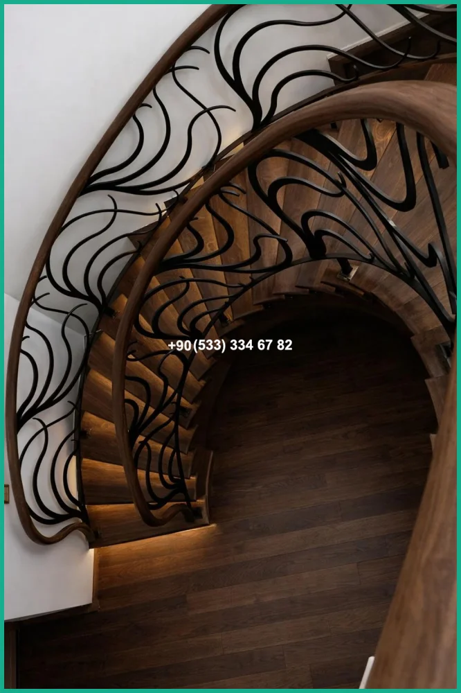 MERDİVEN KORKULUKLARI- MERDİVEN KORKULUK TASARIMI tas21724