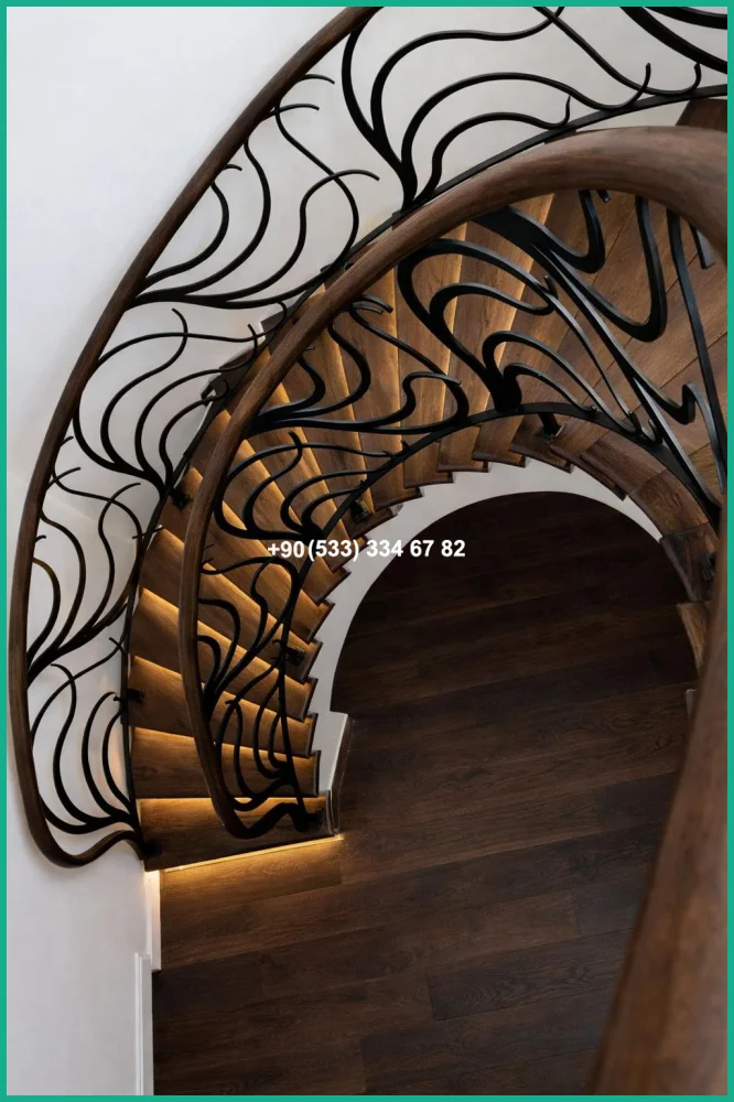 MERDİVEN KORKULUKLARI- MERDİVEN KORKULUK TASARIMI tas21725