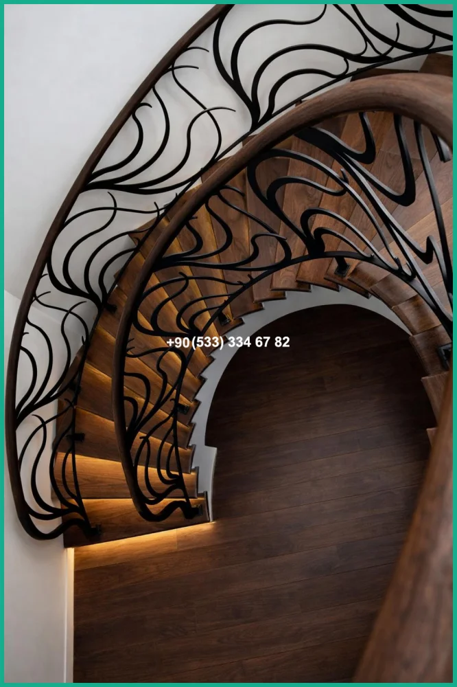 MERDİVEN KORKULUKLARI- MERDİVEN KORKULUK TASARIMI tas21730