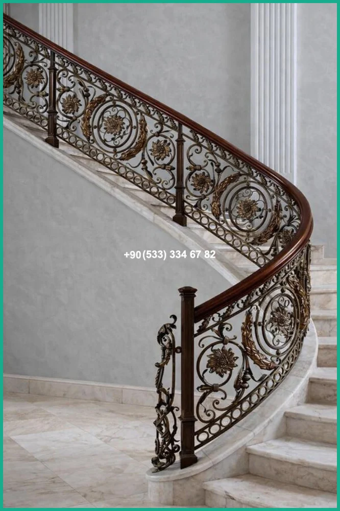 MERDİVEN KORKULUKLARI- MERDİVEN KORKULUK TASARIMI tas21732