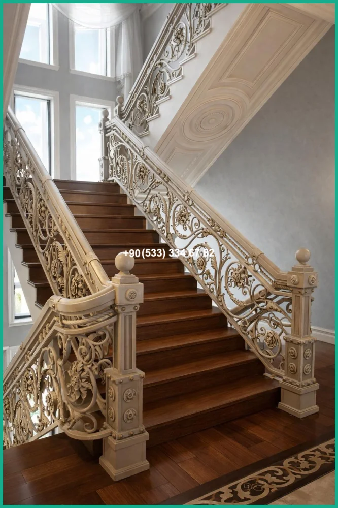 MERDİVEN KORKULUKLARI- MERDİVEN KORKULUK TASARIMI tas21742